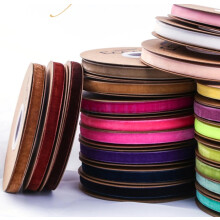 (Black, 10mm) Velvet Ribbon Trim Good Quality Cut to Length 10/15/25mm 17 COLOURS Crafts HOT