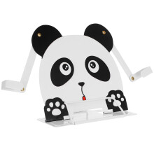 Multifunctional Black Metal Book Holder for Kids Reading Desk