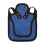 Chicken Saddle Adjustable Straps Poultry Vest Jacket Blue Hen Wing Back Protector For Pet Chickens 1