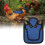 Chicken Saddle Adjustable Straps Poultry Vest Jacket Blue Hen Wing Back Protector For Pet Chickens 2