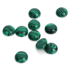 20 stuks 6 mm malachiet inleg voor sieraden en