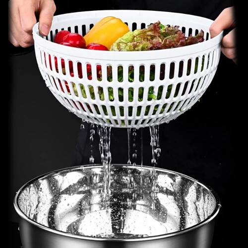Vegetable Fruits Dryer Salad Lettuce Drying Machine - Kitchen Dehydrator, Compact Size, Multi-Use Food Dehydrator 2