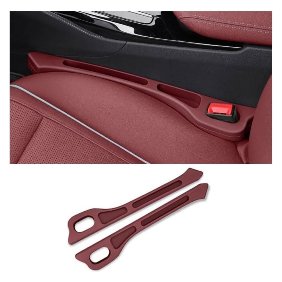 Armrest Center Console For Proton X50, Ya Kun, Saab 9-5, Saab 9-3 Seat Gap Plugs, Gap Filler Organizer, Red 9393856038640