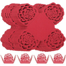 50 schokoladenpapier verpackungen blumenform für pralinen