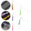 1 set tassels acrylic bookmarks diy blanks delicate design 5