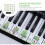 piano keyboard sticker teaching decal for beginners 1 pack 11
