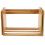Bamboe boekenplank verstelbare organizer tafelstandaard 3