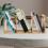 Bamboe boekenplank verstelbare organizer tafelstandaard 10
