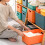 Plastic Storage Box Stackable Basket Bin With Lid Child Blue 9