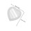 2Pcs Heart Shaped Makeup Mirror Wall Mounted Tabletop Use 2
