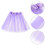 glitter tutu ballet tule paars 8