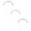 3St Nieuwjaars Haaraccessoires Met Kristalsteentjes 1