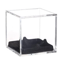 Clear Display Cube Box Baseball Display Case For Autographed Baseballs Storage Box Protector