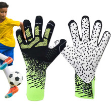 Football Gloves Professional Goalkeeper Anti-Slip Latex Palm Sizes S-XL Adult And Child Goalie Green