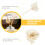 5 stk. Aroma-Rattan-Blumen, Duftstäbchen, Wohnaccessoires (Beige) 10