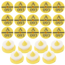 50 konijn oortags identificatie pluimvee dieraccessoires