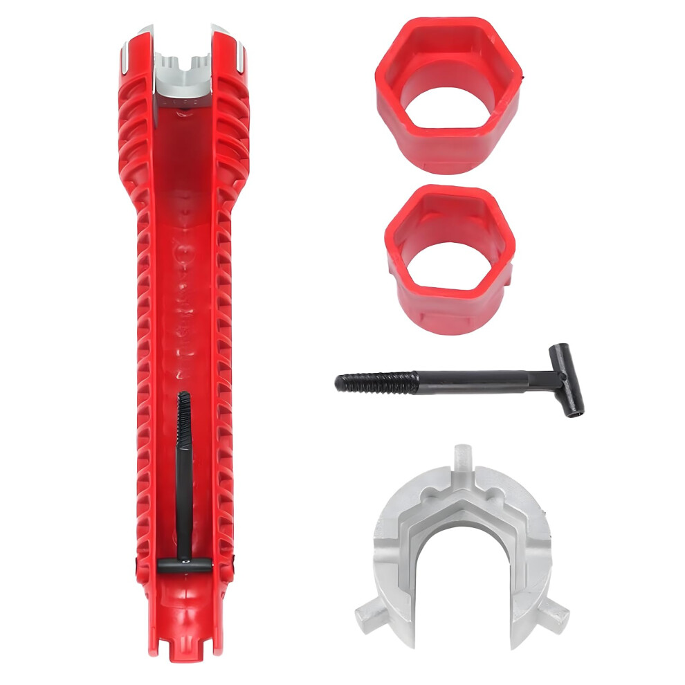 Tap Spanner 8 In 1 Faucet Wrench For Tight Space Sink Spanner 25Cm X 5Cm (9.84In X 1.96In) Kitchen Bathroom Plumbing 9016109136831