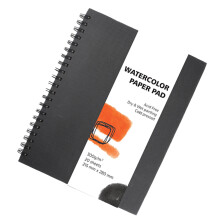 Watercolor schilderboek draagbaar spiraal papierblok tekenschrift
