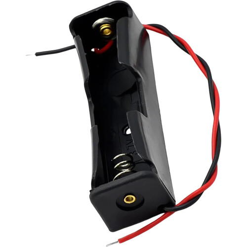 ABS 18650 Battery Holder Case With Pre Installed Wires For Electronics Projects ABS Plastic Single Cell Compatibility 2