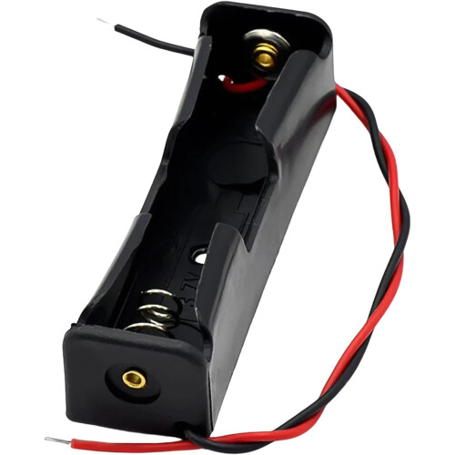 ABS 18650 Battery Holder Case With Preinstalled Wires Model 186501 For Electronics Projects 1