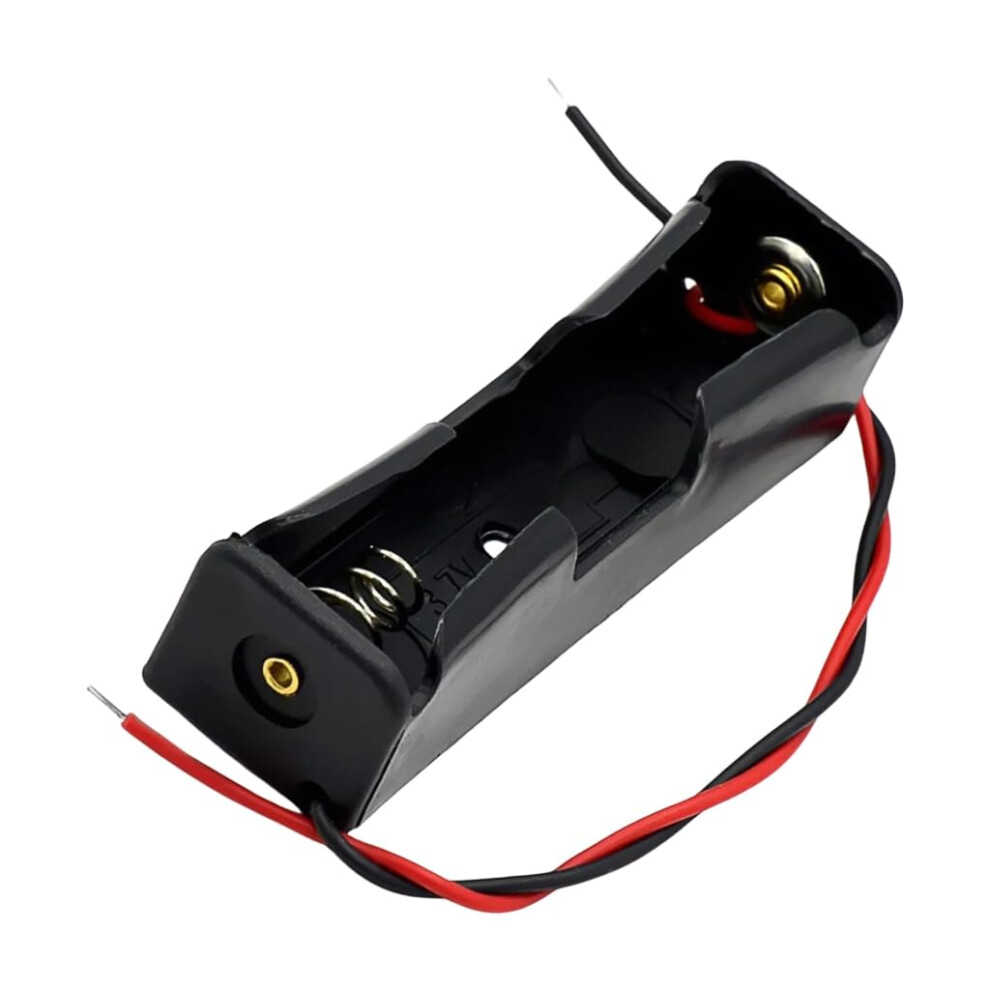 18650 Battery Housing Case With Two Colored Wires - Compatible With 18650 Cells 9084446138849