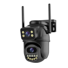 Home Security Cameras 4K 8MP HD PTZ Outdoor 4MP Dual Lens AI Auto-Tracking IP Camera CCTV P2P 128GB Card