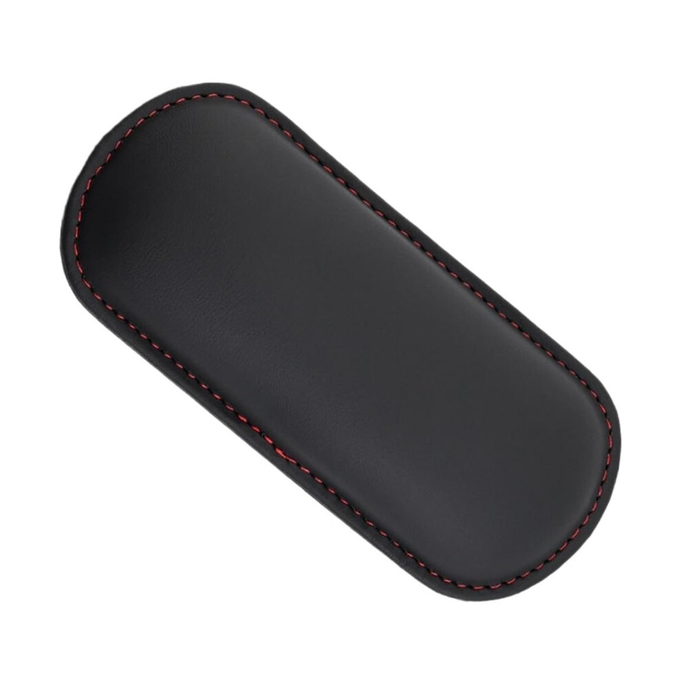 Car Door Elbow Rest Pad Leather Armrest Pad For Cars Suvs Central Console Universal Fit Black 9393856039616