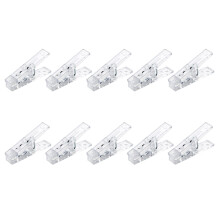 20Stk Kunststoff Lampenlicht Klemme Transparente Notiz Klemme