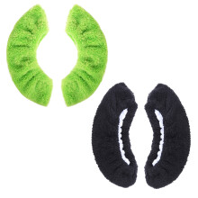 2 paar -schlittschuh-überzüge, plüsch-kufenhüllen