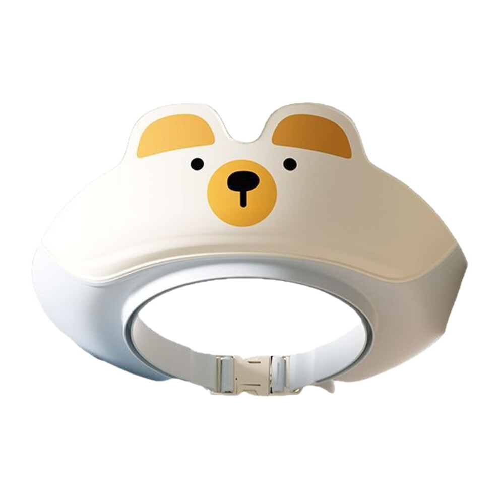Kids Bath Hat Adjustable Protective Hair Washing Caps For Toddlers Cartoon Shower Caps Eye And Ear Safe