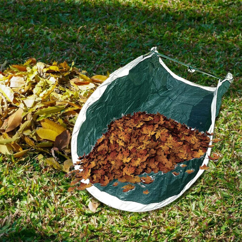 Reusable Leaf Collector Tool For Outdoor Cleanup, Yard Dustpan And Loader, PP Bag Pack 1