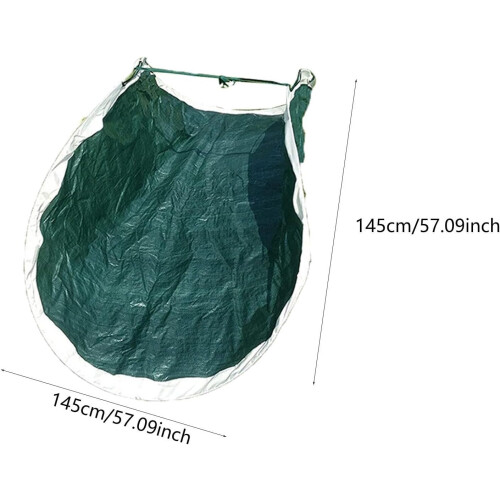 Reusable Leaf Collector Tool For Outdoor Cleanup, Yard Dustpan And Loader, PP Bag Pack 2