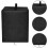 Protective Covers for Kitchen Appliances Compatible With Models Size Adjustable Durable Material Black Modern Style 2