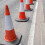 Parking Cones Foldable Reflective Stripe 60cm Portable Traffic Cone 5