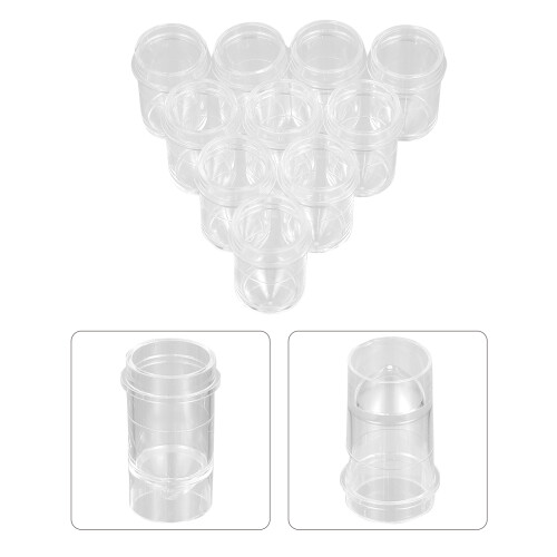 1000 einweg-portionbecher aus , transparent 1