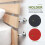4St Rvs Bedframe Fixator Zwarte Anti-Schud Tool Met Geluiddemping 4