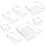 7St Plastic Transparante Ladeverdeelbox Voor Make-Up En Accessoires 1