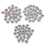 3Sets Creatieve Chrysanthemum Knopen Voor Jas En Accessoires 1