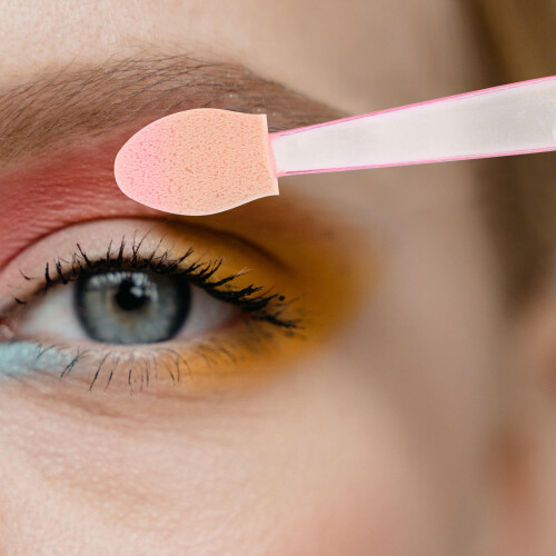 set dubbelzijdige oogschaduwborstel met applicators 1
