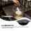 Clay Pot Black 1 Set 10.6x9.4x2.8in 10