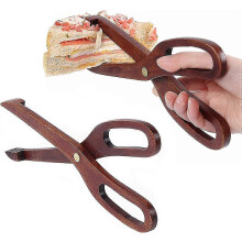 Wooden Kitchen Tongs for BBQ, Salad Tongs, Wooden Utensils, Salad Tongs, Bread Tongs