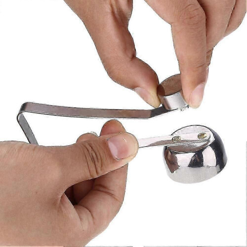 Stainless Steel Egg Topper Shell Opener Egg Cracker Tool Portable Egg Separator for Eggs Kitchen Gadgets 2