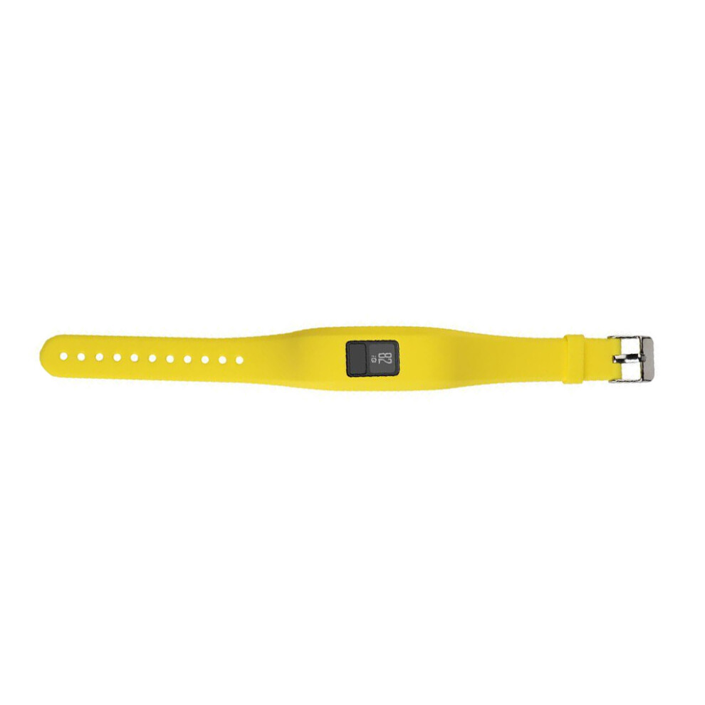 (Yellow, 240x15mm) Vivofit 3 Silicone Wrist Watch Band Strap Buckle Flexible and-image-OPC-PKSHFW7-NEW