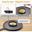 Pack Non-Stick Egg Rings, Poached Egg Rings, Fried Egg Rings (10.2cm x 2.1cm) 4