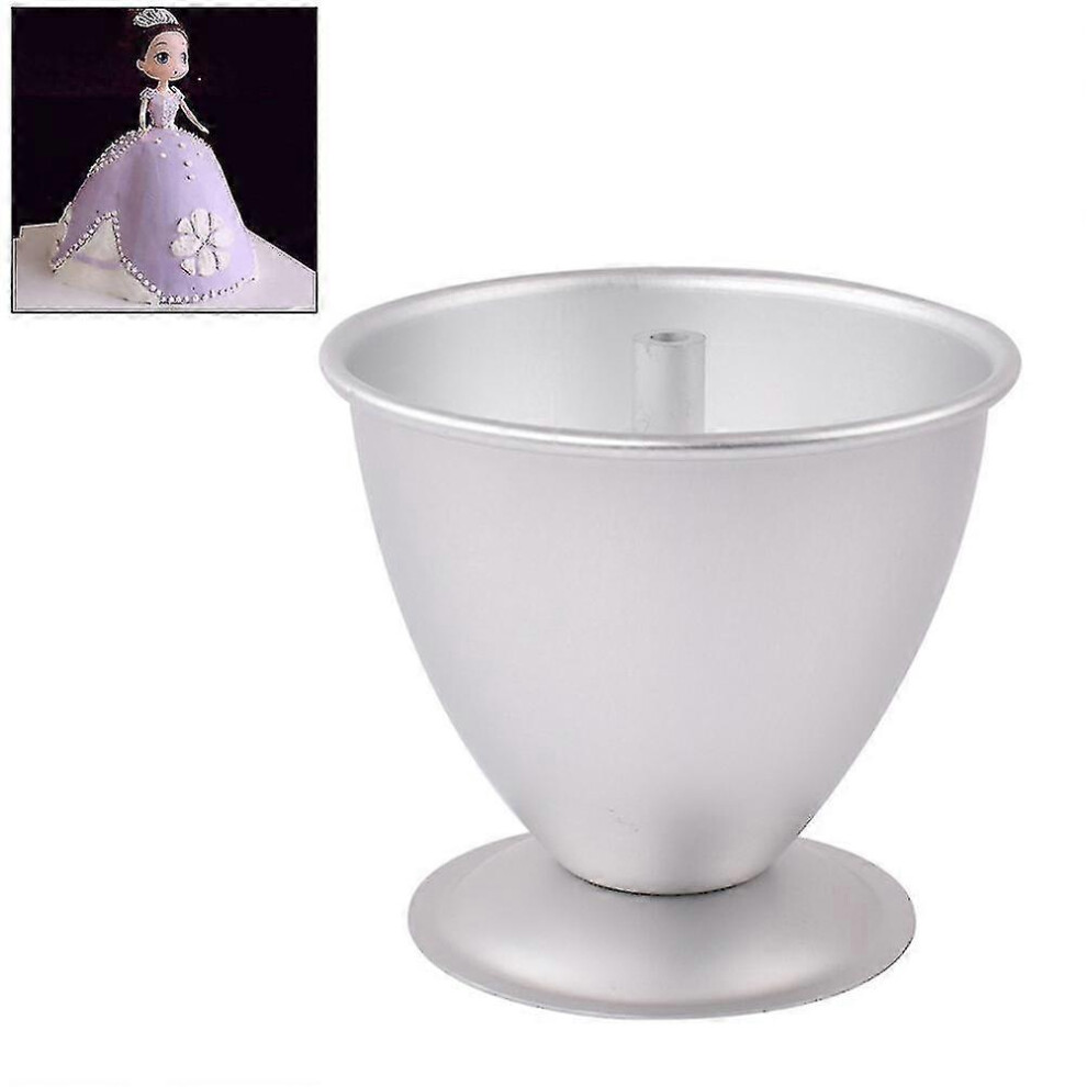 Princess Dress Cake Pan (20cm) - Decorative Semicircle Cake Pan
