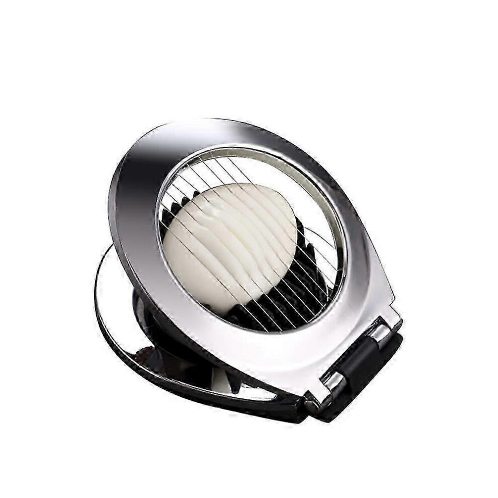 Stainless Steel Egg Slicer for Eggs and Eggs with Durable Metal Slices 2 in 1