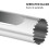 Apple corer, apple corer with ABS handle, stainless steel serrated blade, plastic handle, gray 5