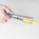 Apple corer, apple corer with ABS handle, stainless steel serrated blade, plastic handle, gray 4