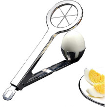 Egg cutter for hard-boiled eggs, boiled egg cutter, egg cutter, stainless steel wire egg cutter