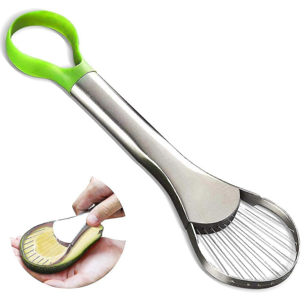Avocado slicer, peeler, avocado knife, avocado slicer, stainless steel blade